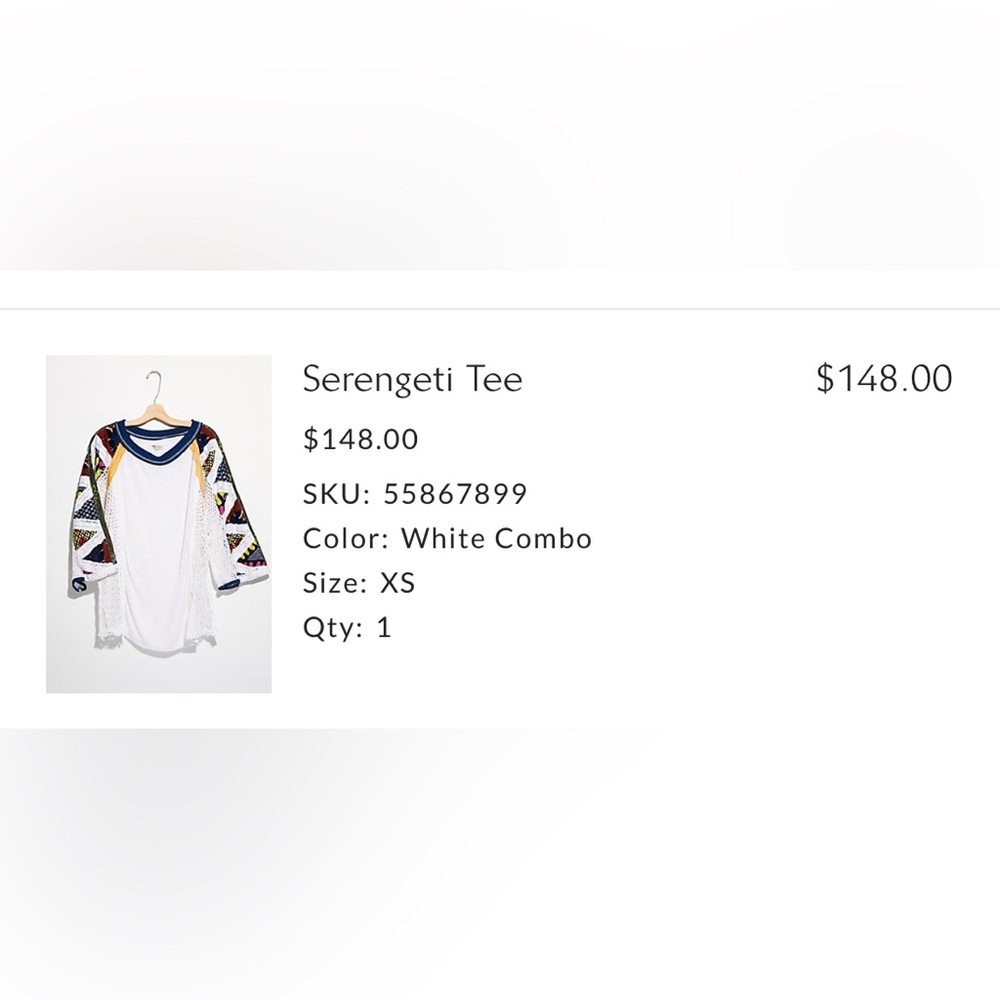 Serengeti Tee from We The Free lightly worn